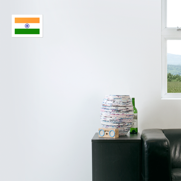 Flag of India by COUNTRY FLAGS